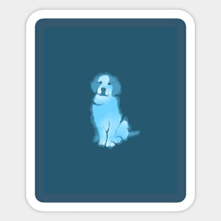 Dog digital art Sticker